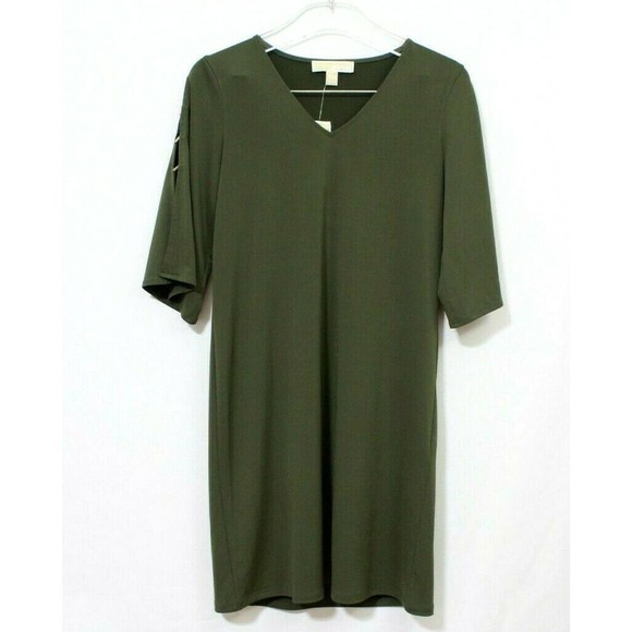 Michael Kors Dresses & Skirts - Michael Kors Basics Dress Ivy Green Woman’s Size Small QU88EXS3TW New